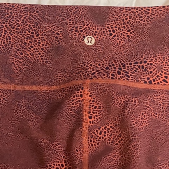 Lululemon Wunder Train HR Tight 25” Sz 6 Crackle Print CGWC High Rise Pant - Picture 4 of 5